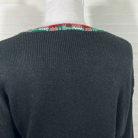 Christmas Sweater Cardigan Large Oversized Holiday Long - Picture 15 of 15